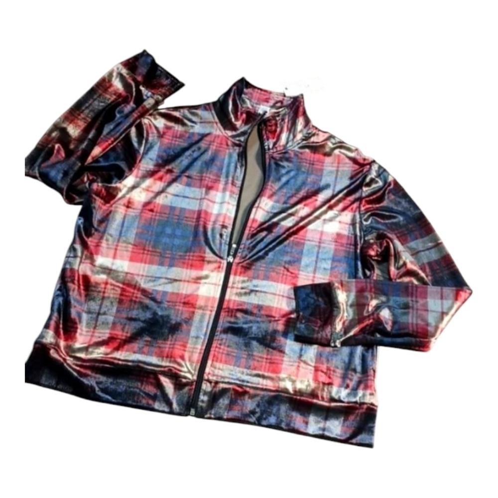 Mirror Effect Jacket - Red and Blue